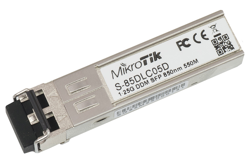 You Recently Viewed MikroTik S-85DLC05D RouterBoard 1000BASE-SX SFP Module  Image